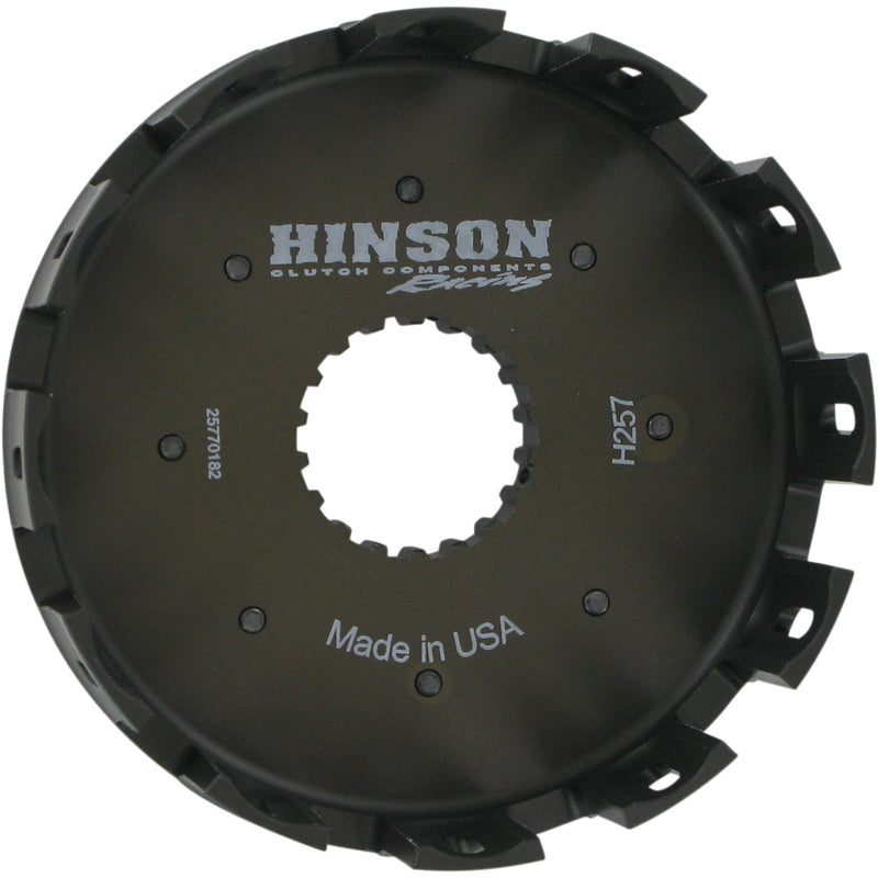 Hinson Racing Billetproof Clutch Basket - H257 For Kawasaki KX 250 / 250XC 2006-2018 | Suzuki RMZ 250 2006