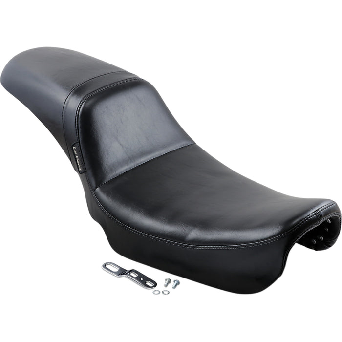 LE PERA 0803-0488 LK-510DL Daytona Daddy Long Legs 2-Up Vinyl Seat - Black - Dyna '06-'17