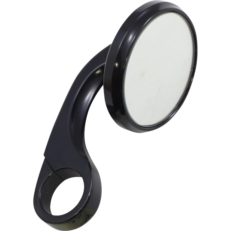 TODD'S CYCLE 0640-0748 0640-0748 Clamp-On Shooter Mirror Shooter Mirror - 1" - Black