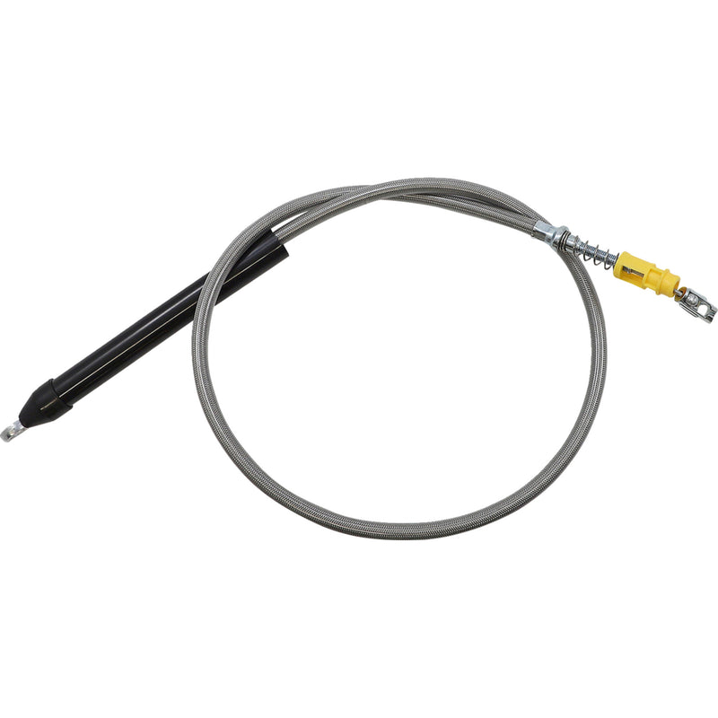LA Choppers Stainless Steel Braided Clutch Cable Quick Connect 12"-14" Ape Hangers - LA-8155C13 For Harley Softail 2018-2021
