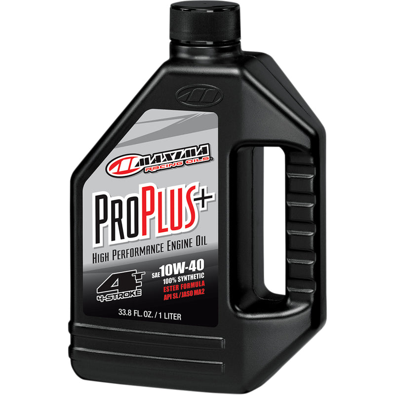 MAXIMA RACING OIL 3601-0269 30-02901 Pro Plus+ Synthetic 4T Engine Oil Pro Plus+ 4T Oil - 10W40 - 1L