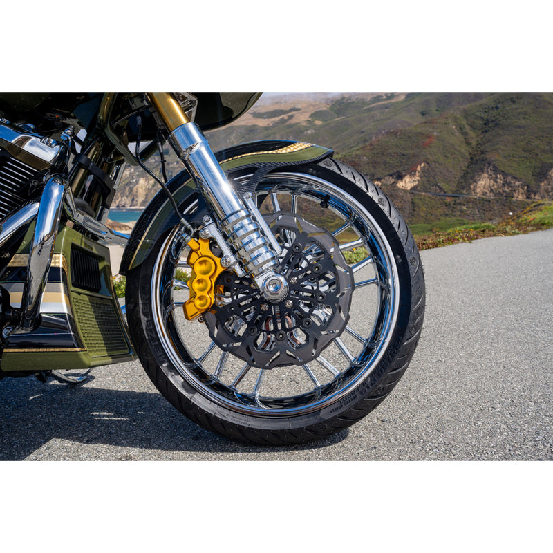 SBS Designed By Kodlin Brake Rotor - 7146E-B For Harley Pan America / Road Glide / Touring / Street Glide 2021-2026