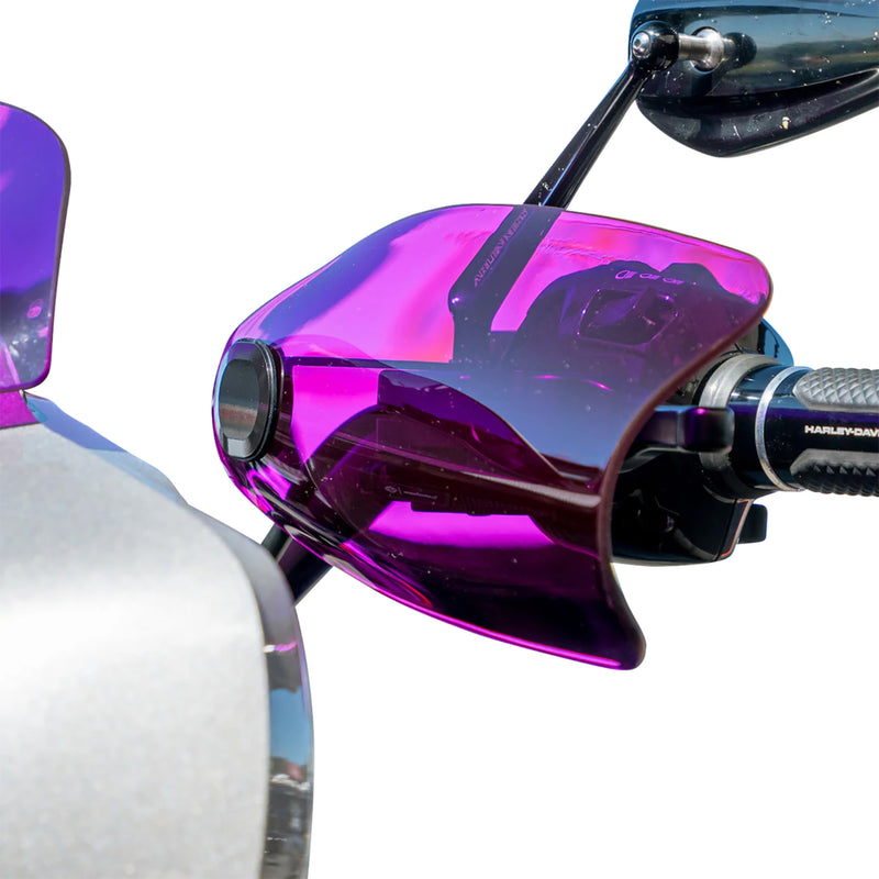 KLOCK WERKS 0635-2838 KWS-01-0134-CC Flare® Handguards harley-davidson cable clutch - purple