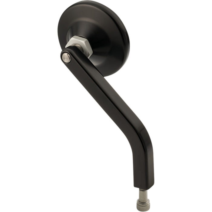 JOKER MACHINE 0640-1518 03-053-1R No. 2 OE 2-1/4" Round Mirror Mirror - No. 2 OE - Side View - Round - Black - Right