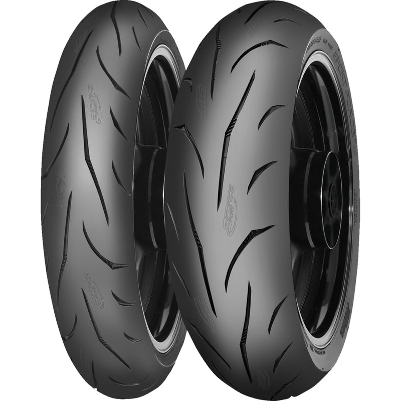 MITAS 0302-1828 70000004 Sport Force+ RS Tire Tire - Sport Force+ RS - Rear - 140/70ZR17 - 66W