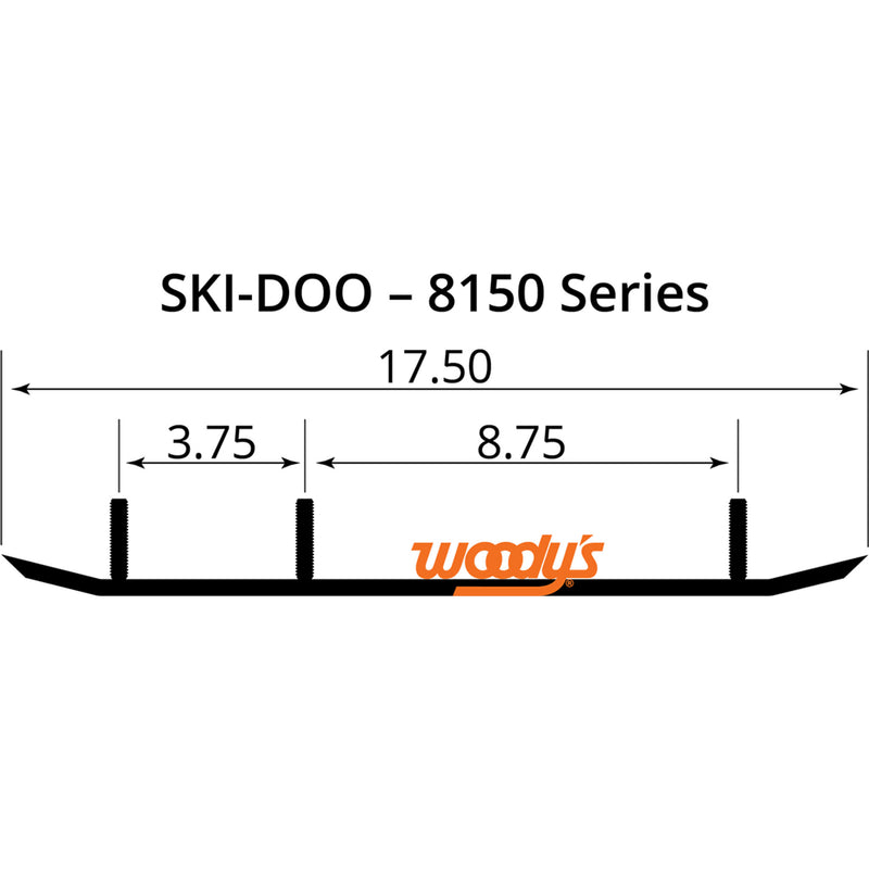 Woody's Trail Blazer lV Wear Bar - TSD4-8150 Ski-Doo Snowmobiles 1997-1998