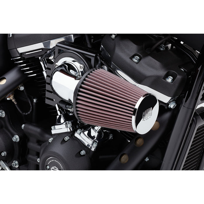 COBRA 1010-2305 606-0104-06 Cone Air Intake Kit - Chrome - Softail