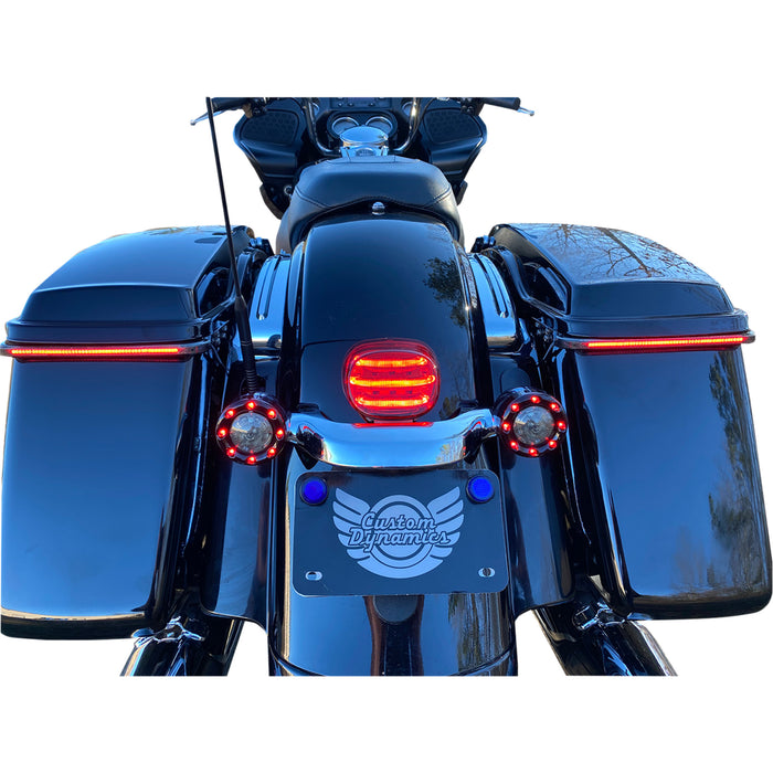 CUSTOM DYNAMICS 2010-1404 PB-MINITL-SS6-S ProBEAM® Mini Add-On Tail Light - Smoke - '10-'13