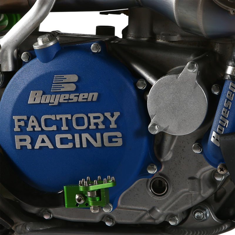 Boyesen Factory Racing Cover - CC-41CL For KTM SX 125 / XC 125 / XC 150 / SX 150 2023-2025 | Husqvarna TC 125 / TE 150 2023-2025