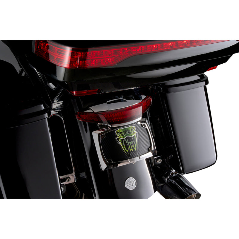 Ciro Taillight License Plate Holder - 40473 For Harley Touring 2014-2024