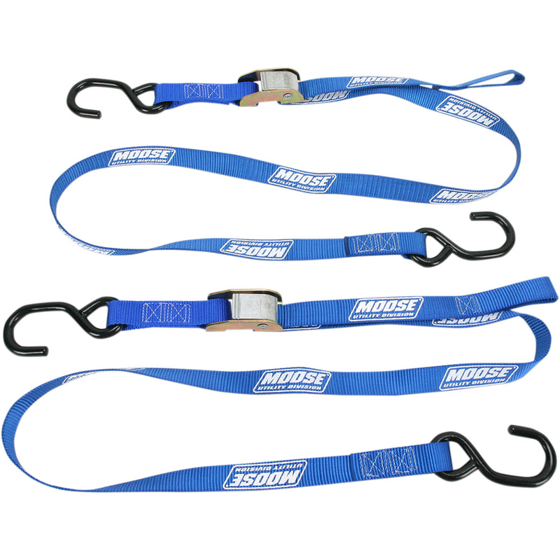 MOOSE OFFROAD 3920-0296 3920-0296 Heavy-Duty Tie-Downs Tie-Down - 1" - Blue
