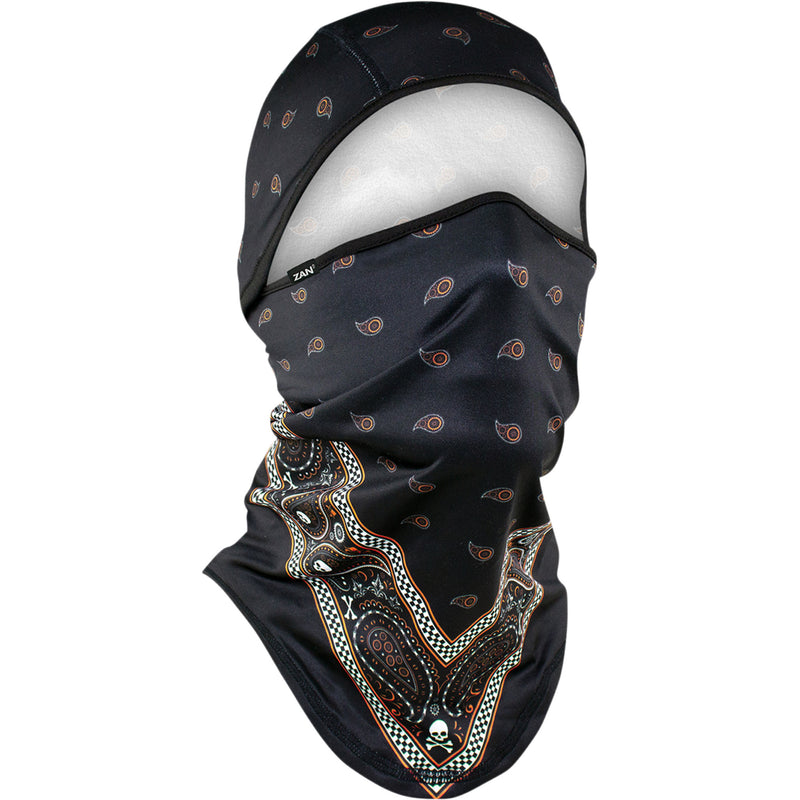 ZAN HEADGEAR 2503-0437 WB4L197 SportFlex® Convertible Balaclava black/orange bandanna