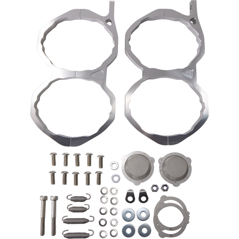 Trinity Racing Dual Canister Exhaust System - TR-4161D-SS Can-Am Maverick 2017-2023