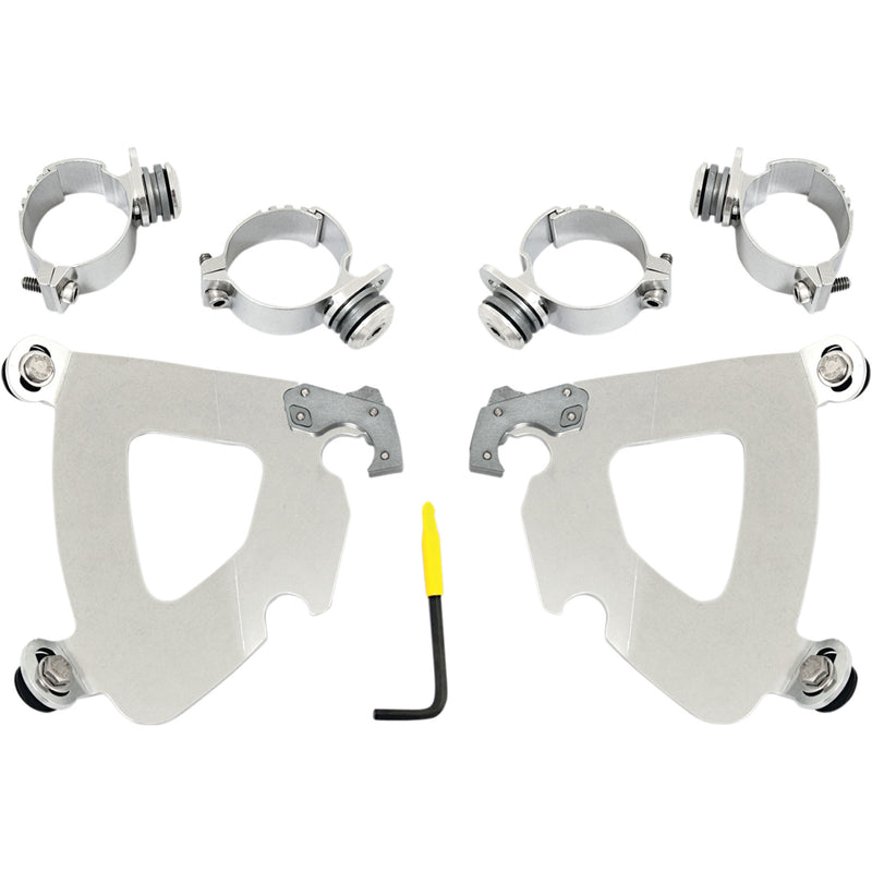Memphis Shades Gauntlet Mounting Kit - MEK1993 For Harley Street / Super / Dyna / Softail 2006-2025
