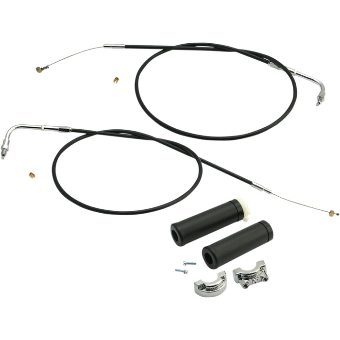 S&S CYCLE DS-223211 19-0482 Dual-Cable Throttle Assembly Kit - 42" - E&G Carbs