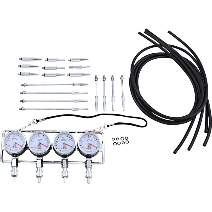 K&L SUPPLY 3804-0026 35-3019 Deluxe Vacuum Gauge Set Vacuum Gauge Set - Fuel Pressure - Deluxe