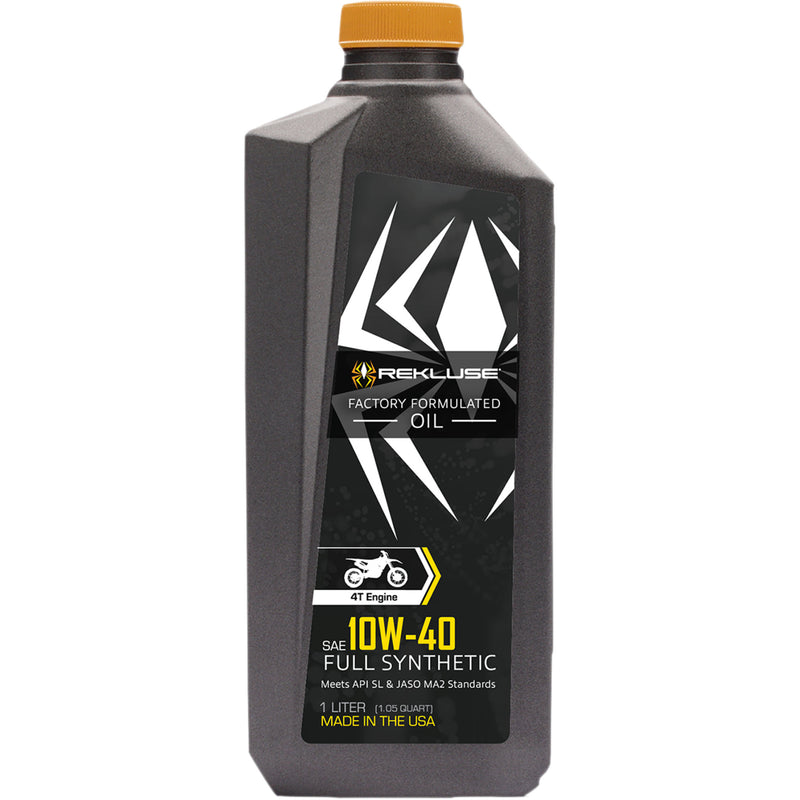 REKLUSE 3601-0640 RMS-1099001 Factory Formulated 4T Engine Oil HP Engine Oil - 10W-40 - 1L