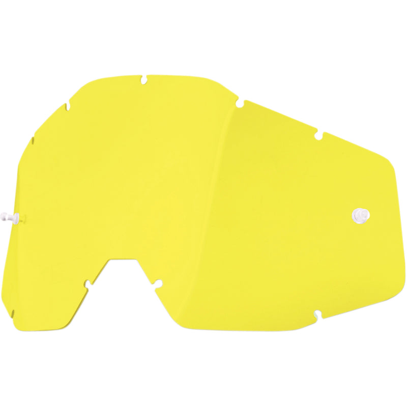 100% 2602-0482 51001-004-02 Accuri/Strata/Racecraft Lens yellow