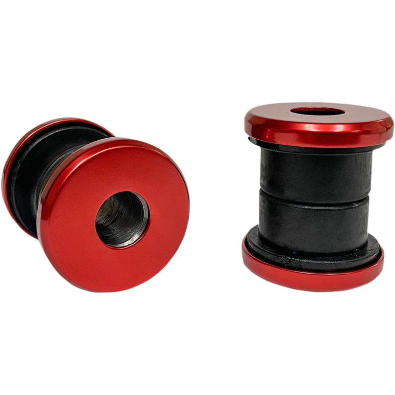 PRO-ONE Perf.mfg. Polyurethane Riser Bushing Kit Red - 103070R For Harley Motorcycles 1973-2017