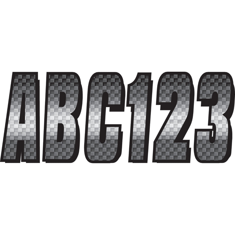 HARDLINE CHBKG300 CHBKG300 Watercraft ID Kit I.D. Sticker Kit - 300 Series - Chrome Gradation