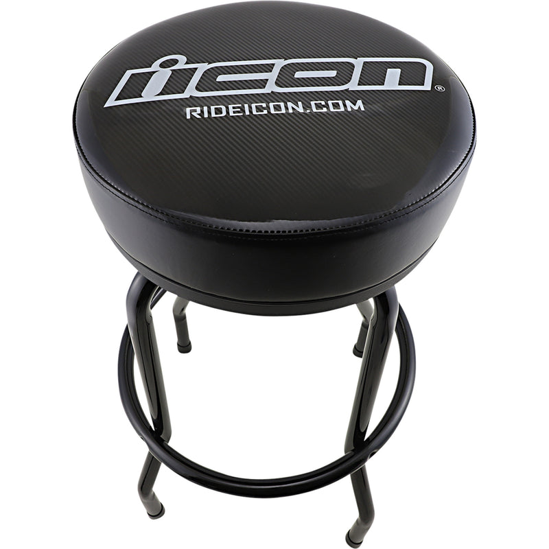 ICON 9905-0151 Barstool black logo