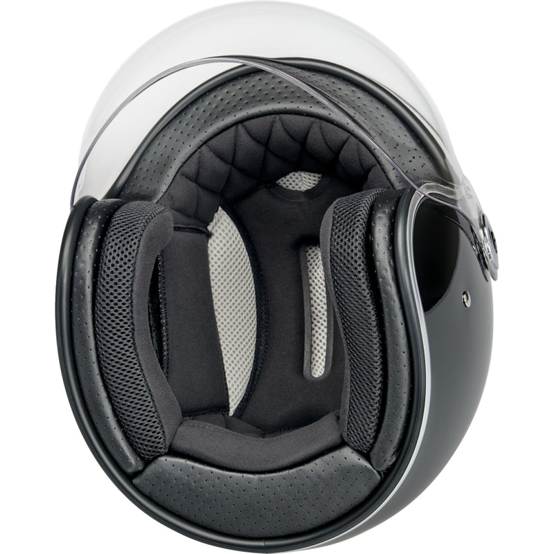 BILTWELL Tahoe™ Solid Helmet - Gloss Black
