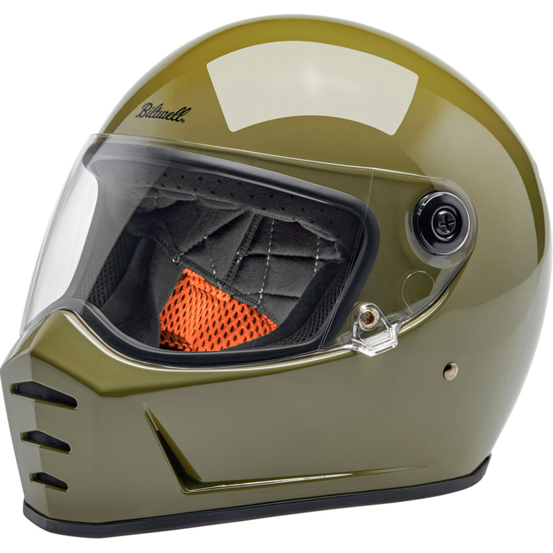 BILTWELL Lane Splitter 22.06 Helmet Gloss - Olive Green