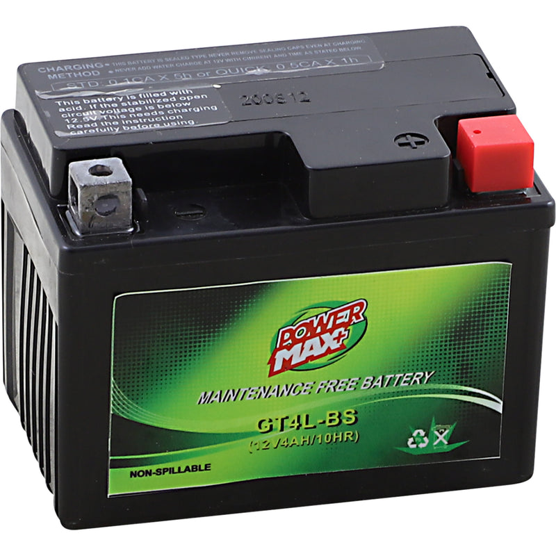 Power Max Battery - GT4L-BS For E-TON ATVs 1999-2003 | KTM Dirt Bikes 2009-2016 | Aeon Cobra 2000-2014 | Husqvarna FC 250 / FC 450 / FC 350 2014-2015