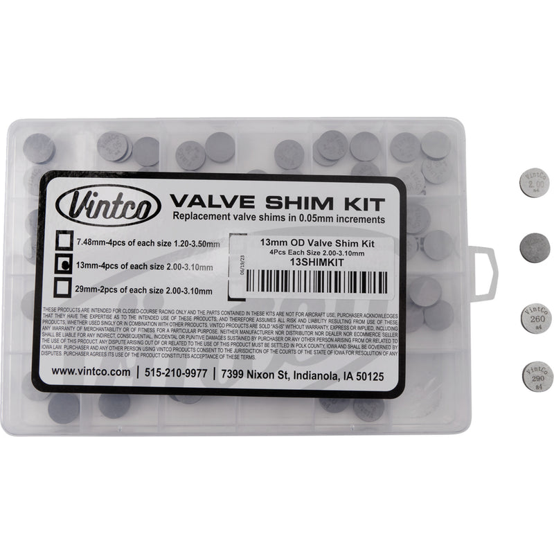VINTCO 0925-1486 13SHIMKIT Shim Kit 13.00 mm - 2.00 mm-3.10 mm