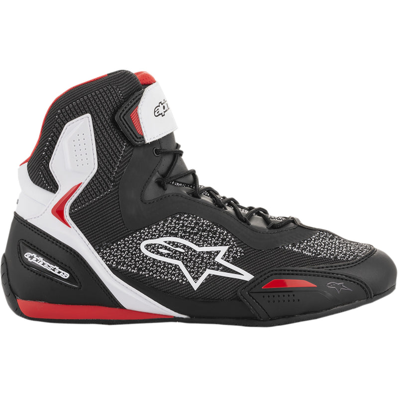 ALPINESTARS Faster-3 Rideknit® Shoes Black/White/Red - US