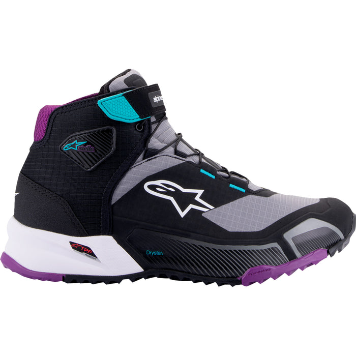 ALPINESTARS 3405-3240 261152313709 Stella CR-X Drystar® Shoes black/gray/teal/purple - us 9
