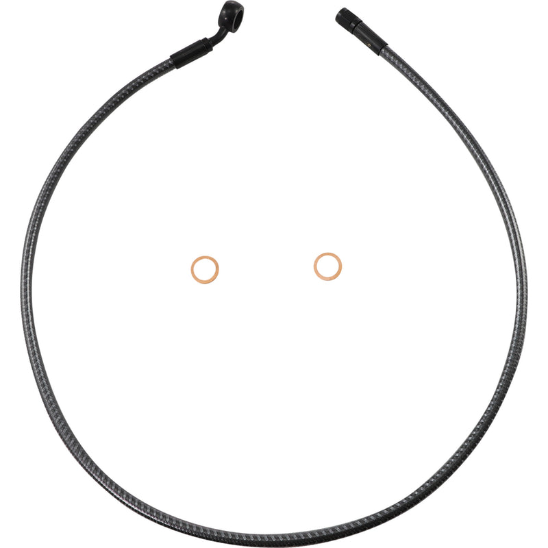 MAGNUM SHIELDING 1741-6324 AS778134 KARBONFIBR Designer Series ABS-Specific Front Upper Brake Kit - Brake Line - Front - 12 mm - 35° - 34" - KARBONFIBR