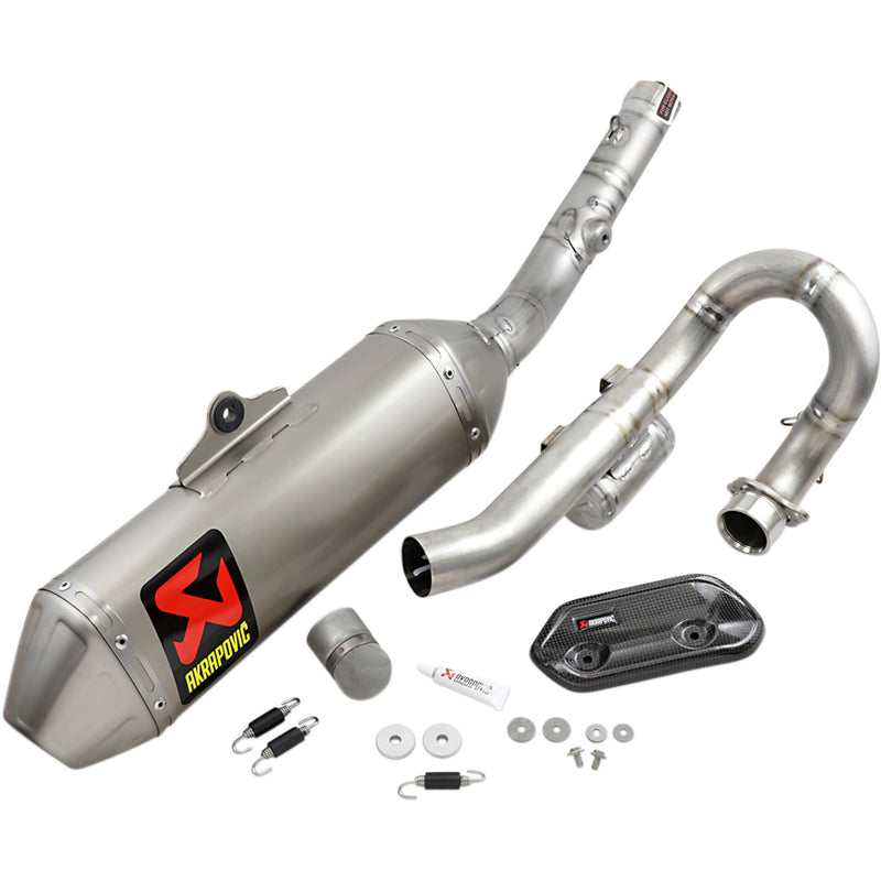 Akrapovic Evolution 1-Into-1 Exhaust System - S-K4MET8-BNTA Kawasaki KX 450 / 450XC 2019-2023