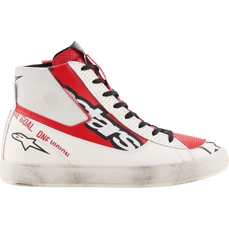 ALPINESTARS Stated Flair Shoes White/Bright - Red US