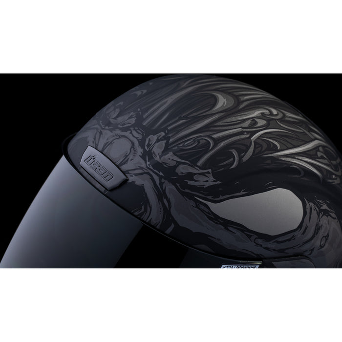 black icon motorcycle helmet ICON 0101-17006 Airform™ Manik'RR MIPS® Helmet Airform™ Helmet - Manik'RR - MIPS® - Dark Black - Large