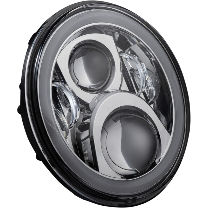 (OPEN BOX) Custom Dynamics Headlamp - CD-7-14-C For Harley Motorcycles 1984-2026