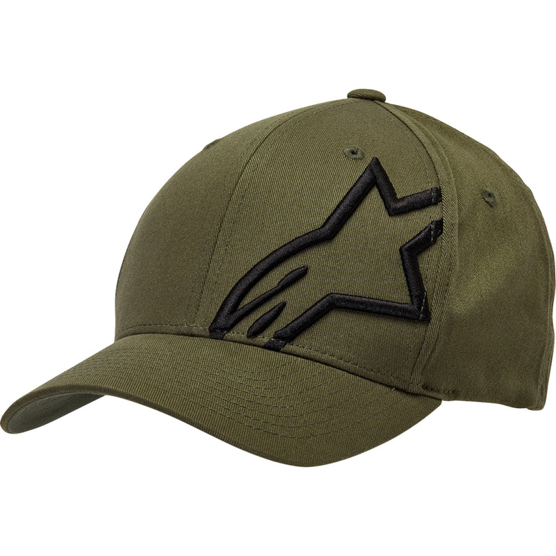 ALPINESTARS 2501-4049 1032810086910SM Corp Shift 2 Curved Brim Hat Corp Shift 2 Hat - Military/Black - Small/Medium
