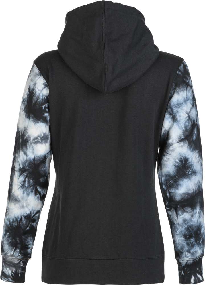 Fly Racing 358-0070M 358-0070M WOMEN'S FLY TIE-DYE ZIP UP HOODIE BLACK/GREY MD
