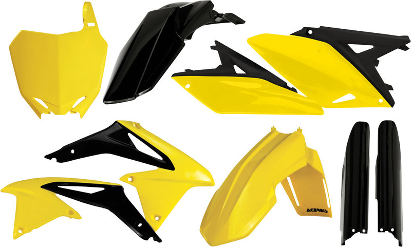 Acerbis Full Plastic Kit Yellow - 2198034584 Suzuki RMZ 250 2010-2018