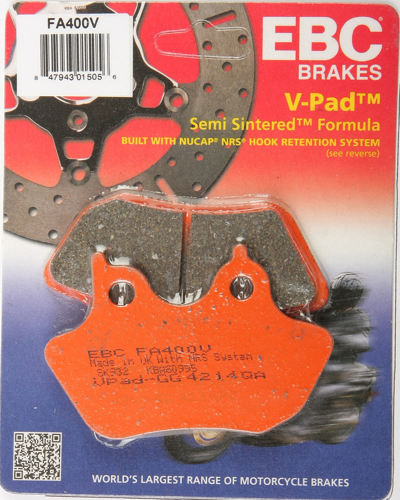 EBC Brake Pads V-Series - FA400V For Harley Motorcycles 2000-2007