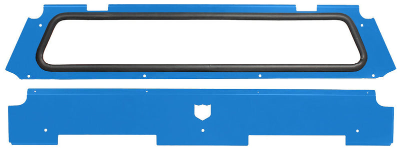 Pro Armor Rear Windshield Voodoo Blue - P144W461VB-689 Polaris RZR 2014-2022