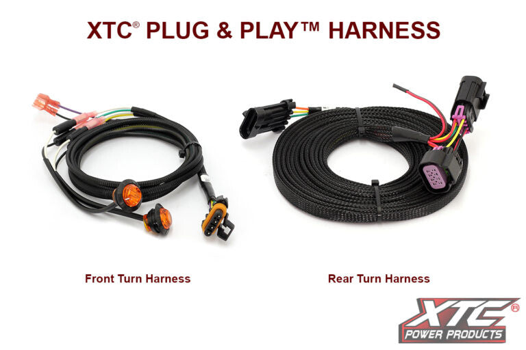 Xtc Power Products Auto Turn Signal Kit With Horn AND Front DRL Lights CAN - ATS-POL-RCBU-DRL