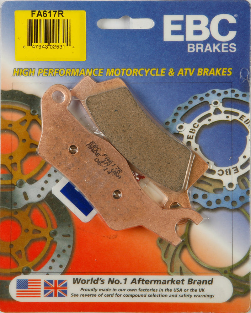 EBC Brake Pads Sintered R Series - FA617R Can-Am Outlander / Renegade 2012-2015