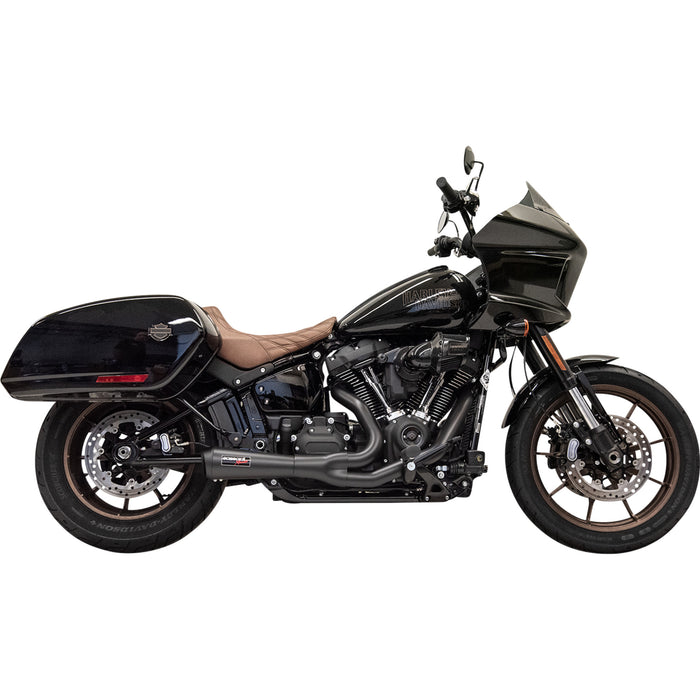 BASSANI XHAUST 1800-2558 1S74B The Ripper Short Road Rage 2-into-1 Exhaust System - Black