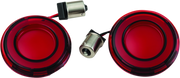 Kuryakyn 2908 Tracer L.e.d. Front Turn Signal Insert Red Light Red Lens 1156 - Photo - Primary