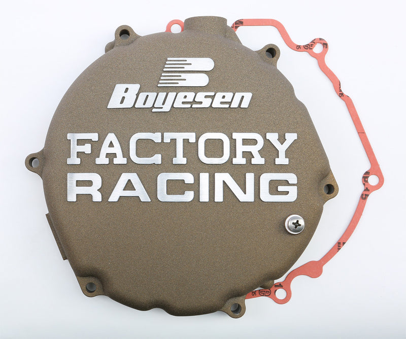 Boyesen Factory Racing Clutch Cover Magnesium - CC-12CM Kawasaki KX 250 2005-2007