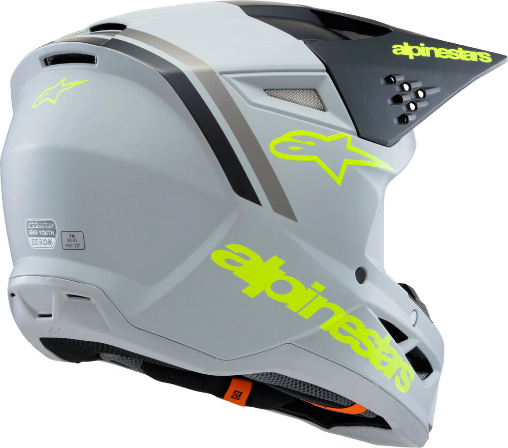 Alpinestars SM3 Radium ヘルメット Alpinestars SM3 Youth Radium Helmet - SpazCycle