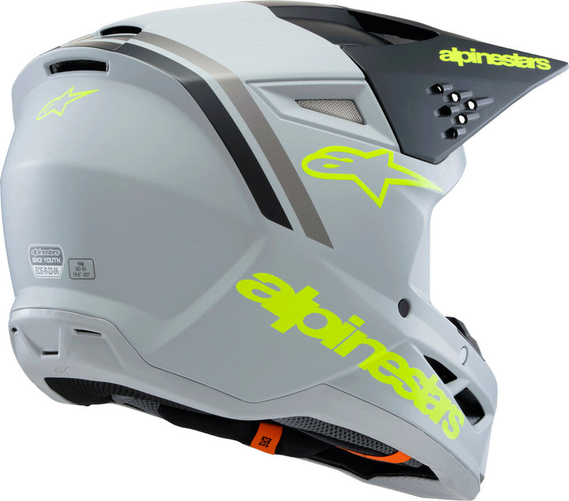 alpinestar dirt bike helmets Alpinestars M10 shell sizing solution ensures each helmet fit size has its own appropriate shell size to deliver the most anatomical solution for the wide variety of fit needs Alpinestars SM3 Solid MX Helmet