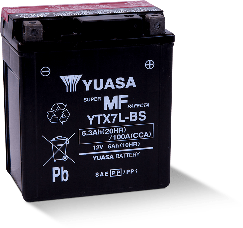 Yuasa Battery YUAM327BS Yuasa YTX7L-BS Maintenance Free AGM 12-Volt Battery W/bottle - User 1