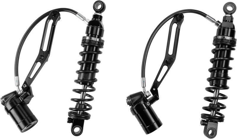 Harddrive R0800234-1 Touring Remote RES Shocks 13"STD Weight Billet Bracket For Harley Touring 2014-2026